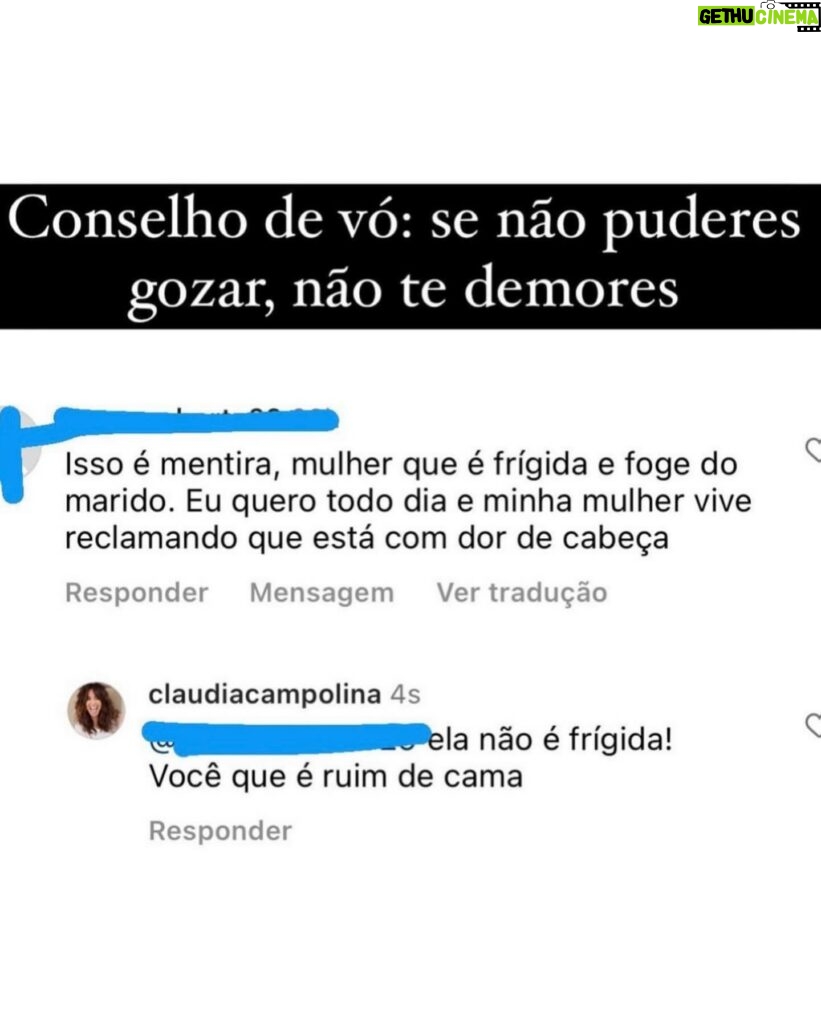 Claudia Campolina Instagram - Trago verdades