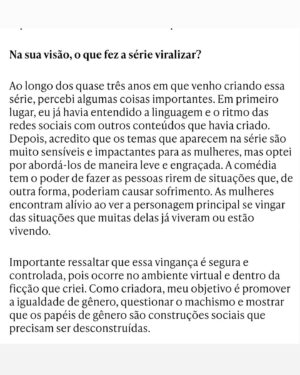 Claudia Campolina Instagram - Entrevista que deu para o Meio & Mensagem ❤️