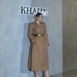 Claudia Kim Instagram - can’t get over this season’s fall collection❤️‍🔥 Thanks for having me @khaite_ny #케이트 #케이트뉴욕 #케이트런칭이벤트 #KhaiteFW24