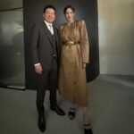 Claudia Kim Instagram - can’t get over this season’s fall collection❤️‍🔥 Thanks for having me @khaite_ny #케이트 #케이트뉴욕 #케이트런칭이벤트 #KhaiteFW24