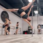 Claudie Mercier Instagram - L'importance de persévérer 🥹💛💪🏼 #polefitness #poledance #poleprogress