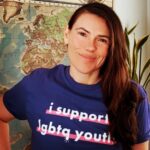 Clea DuVall Instagram – To LGBTQ  youth, I know how lonely and scary each day can be, but know this: You are not alone. We see you and we stand with you. Purple heart #SpiritDay 
@glaad