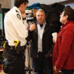 Clea DuVall Instagram - The “Accounting for Dummies” in this photo really makes me laugh. On the left is executive producer Jonathan McCoy, on the right is producer Isaac Klausner. They both played gargantuan roles in getting this movie onto the screen. Jonathan worked his ass off to make sure we had everything we needed to actually make the movie. He was also a huge source of support. I would hide in his office during tough times and he would always find a way to make me feel better and put a smile on my face. Isaac is the type of creative collaborator that every director hopes to find. Working with him on the script made it significantly better. He was invaluable on set. Even when I pushed back on something, I would quickly see that Isaac was right. He watched every cut of the film and gave notes that helped transform it into a movie I’m very proud of. I really lucked out having these guys on my team. ❤️🎄❤️