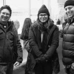 Clea DuVall Instagram - The “Accounting for Dummies” in this photo really makes me laugh. On the left is executive producer Jonathan McCoy, on the right is producer Isaac Klausner. They both played gargantuan roles in getting this movie onto the screen. Jonathan worked his ass off to make sure we had everything we needed to actually make the movie. He was also a huge source of support. I would hide in his office during tough times and he would always find a way to make me feel better and put a smile on my face. Isaac is the type of creative collaborator that every director hopes to find. Working with him on the script made it significantly better. He was invaluable on set. Even when I pushed back on something, I would quickly see that Isaac was right. He watched every cut of the film and gave notes that helped transform it into a movie I’m very proud of. I really lucked out having these guys on my team. ❤️🎄❤️