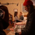 Clea DuVall Instagram - The crew on @happiestseason was exceptional. Our schedule was ambitious but each person worked hard to make sure we never ended a day without getting everything we needed. They were also a kind and warm group of people who I was excited to see every morning. I’m so grateful for everything they gave to this film and to me. I hope I get to go back to Pittsburgh to work with them again. 🖤💛🎄💛🖤 📸: @ltstillpix