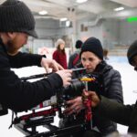 Clea DuVall Instagram - The crew on @happiestseason was exceptional. Our schedule was ambitious but each person worked hard to make sure we never ended a day without getting everything we needed. They were also a kind and warm group of people who I was excited to see every morning. I’m so grateful for everything they gave to this film and to me. I hope I get to go back to Pittsburgh to work with them again. 🖤💛🎄💛🖤 📸: @ltstillpix