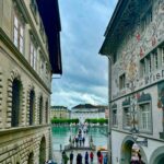 Clea Shearer Instagram – The most magical time in Switzerland, complete with a rainbow at the end of the day 🇨🇭Onward to France 🇫🇷