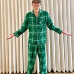 Clea Shearer Instagram - In our Christmas Eve best🎄 John was a reluctant participant, and I love it so much 😂 My favorite pajamas ever thanks to @inmysundays @malloryervin ♥️