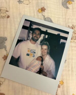 Cleo Massey Instagram - How wonderful life is, now you’re in the world. 🌞 Indigo Valerie Dempsey ~ 22.03.24 ~ 11.16pm.