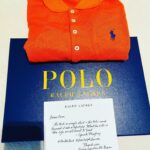 CoCo Lee Instagram - Got my orange polo and now I’m ready for Anything!!! Love u guys at @ralphlauren for my gift 💝💝💝