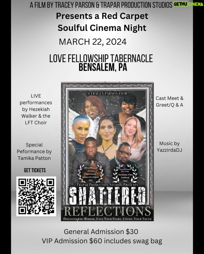 Cocoa Brown Instagram - Repost from kaybeesbookshelf • ‘Shattered Reflections’ is a gripping drama-thriller spiritual film that explores the transformative journeys of six individuals, testing their faith, love, and resilience. Join @traparproductionstudios for a night of soul stirring onscreen performances by @cocoabrownonefunnymomma @bonnieaarons1 @iamstickyfingaz @kevinsavagebrand @bishophez and @realkarenabercrombie Scan the QR code to get your tickets or click the link in our bio. Supporting traparproductionstudios is one way we can show our support indie creatives. #indie #indiefilm #director #privatescreening #redcarpet #moredates #morelocations #wosb #black #creative