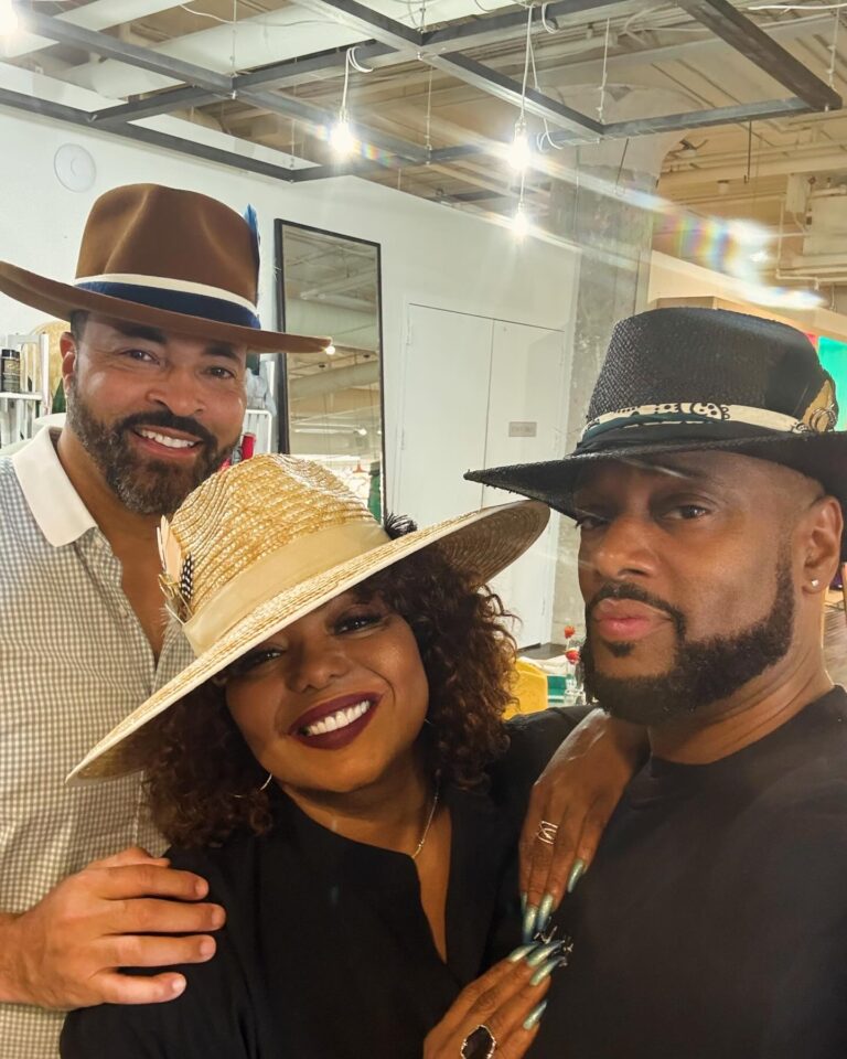 Cocoa Brown Instagram - We had a timeee to today! Thank you @fruitionhatco for hosting @malikwhitfield @timonkdurrett and I today and gifting us the most INCREDIBLE, CUSTOM MADE 🎩! You couldn’t tell us nothing!😂😂😂#hats #fedoras #brims #custommade #blackowned #poncecitymarket #atlanta #actorslife #swipeleft #911 #queensugar #temptations #forbetterorworse #iflovinguiswrong #bet #vh1 #fox #ownnetwork #westillworking