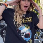 Cody Renee Cameron Instagram - Dr. Shelly’s been riding motorcycles since she was just a peanut in her mama’s belly & she’s got the stories to prove it! Plus she’s making the world a better place with the Medicine Wheel Ride! Tune in to @ironponyshow (click 🔗 in bio) for @acupunkontheroad ‘s full interview about motorcycles & the incredible work she’s doing in the community ❤️ @ironponyshow Hosted by @heyitscodee Filmed by @jigger.la Edited by @rach.mclach Crewed by @the_marvelous_kate Rocking my @dellacrewco shirt and @shewolfmotoco hat in this interview 😎🤘🏻⚡️ #chickswhoride #harleydavidson