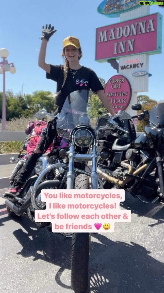 Cody Renee Cameron Instagram - Comment if you ride & I’ll follow you back! 🩷👋 Vid Idea from @reckless_1krr #bikerfriends #harleydavidson #bikenights #motorcycles #harleyoftheday #sportster #bikekingz #motorcyclemafia