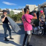 Cody Renee Cameron Instagram - Words can absolutely not express my gratitude for covering @paradiseroadshow this weekend & my @ironponyshow crew. It takes a VILLAGE to produce this show & I’m so stoked to have @jigger.la as my co-producer & camera man, @rach.mclach as my editor, & @the_marvelous_kate as crew! 😎 We got to interview some rockstar female motorcycle builders like Becky @co.axel & Amanda @chain_driven_apparel from @moto_maidens . We shot with @mz.briwhite for @dellacrewco , an all female stunt team brand! And of course, got to talk to one of the fabulous co-creators of the event, @adri_law ! ❤️ Freakin’ inspirational! Thanks to all the patrons that answered our interview questions, showed off their chopper fashion, the small biz owners that let us tour their shops, and of course all the badass folk that rode our & showed off their choppers & hot rods! 🤩 Shoutout to @therealderekjason & @dynaloya for being the motorcycle muscle while we filmed riding shots 😎 I don’t have a ton of pix so make sure you follow the @ironponyshow on IG & Youtube for full episodes! 💖 Air bnb by @wanderlust_vacation_stays