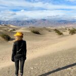 Cody Renee Cameron Instagram - Riding motorcycles thru Death Valley, the hottest place on earth with a record temperature of 135 degrees, during a winter storm warning was crazy! It’s also where the lowest point in the United States and the high point are less than 100 miles from each other! Check out our latest episode of the Iron Pony Show: A Motorcycle Adventure thru Death Valley for more! Youtube 🔗 in bio Photocred @jigger.la #deathvalley #motorcycleadventure #badwaterbasin #mesquitesanddunes #dantesview #sportster883