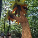Colby Minifie Instagram - Spring and summer 2023. What a bounty of friends! Including this inflatable Joshua Tree by @larasaget that disguised itself perfectly amongst the eastern vegetation (all thanks to @hollislovesyou and @graysoncoxstudio for the art meditation in the woods!). matching my dad in color and goofiness at the @stockade_works fundraiser