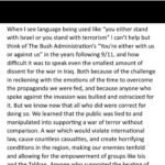 Colby Minifie Instagram - @smilesguthrie wrote this weeks ago and I’ve reread it many times since. It feels to me like a sentiment that deserves amplification. The violence on October 7th was abhorrent. And the continued cycle of violence on civilians must be broken. Here are some organizations you can donate to if you’re so inclined. @doctorswithoutborders and @chooselove both give care where it is needed.