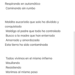 Columba Diaz Instagram - El 8 de marzo, además de conmemorar la lucha por la igualdad de género, es un día para recordar y honrar a las mujeres que ya no están entre nosotros, reconociendo que su legado nos impulsa a seguir adelante. En esta fecha, nos unimos para fortalecernos mutuamente, recordando que somos muchas y no estamos solas. Cada mujer que luchó antes que nosotras nos inspira a continuar la batalla diaria por un mundo más justo e igualitario.

Al final esta un poema que escribí un 8 de marzo y mi sentir sigue siendo el mismo, morimos  al mismo paso.

#8demarzo  #niunamas #mujer 
💜💜💜💜💜💜💜