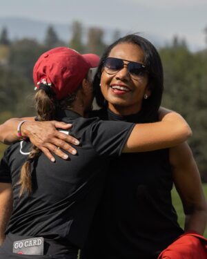Condoleezza Rice Instagram - Go @StanfordWGolf! The Stanford Intercollegiate is one of my favorite events each year, and this year’s tournament is extra special, dedicated to Cal’s Head Coach Nancy McDaniel for breast cancer research. If you’d like to join us in support, please visit https://app.99pledges.com/fund/PlayforHer/stanford-womens-golf