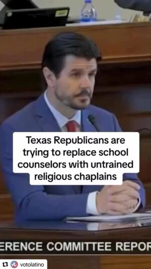 Constance Marie Instagram - “Why not replace experienced, vetted and trained school counselors with unexperienced, uncertified & unregulated chaplains” said Texas Republicans …
😳
THIS IS WHY EVERY ELECTION at EVERY LEVEL MATTERS!!
#repost @votolatino