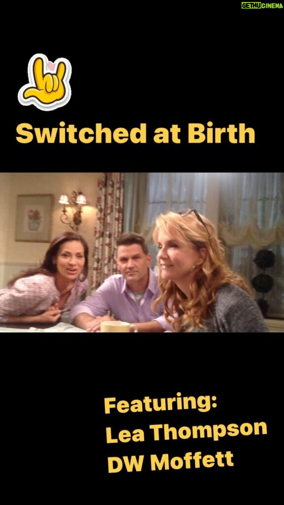 Constance Marie Instagram - Throwback Thursday to July 2014! Switched at Birth Acting 101! Featuring the highly talented and lovable @lea_thompson & @dwmoffett Saying “SO, WHAT’S NEXT”Proving the words matter but the intention behind the words is what makes a performance. ✨📸✨🤟🏽✨🎞️✨💖 FYI- I TRIED TO PUT THE CAPTIONS BUT THE APP ISN’T letting me! If you can help PLEASE COMMENT IN THE COMMENTS…🙏🏽 #switchedatbirth #Asl #ThrowbackThursday #TBT, #LeaThompson #DWMoffett
