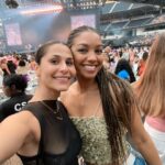 Corinne Foxx Instagram - thank you @taylorswift for gifting us with your artistry for over 15 years 💕🎶 Your music has travelled with me through many eras of my own life so seeing you perform feels like home ❤️ #erastour