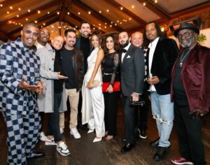 Corinne Foxx Instagram - food, friends & family ❤️ so happy we got to celebrate this special time with our favorite people 💍💕

📷: @david.c.mazur 
styling: @daniandemmastyle 
hair: @marciahamilton 
makeup: @marissa_tomaino 
asst: @julisssagandara