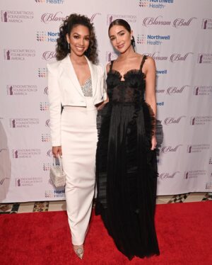 Corinne Foxx Instagram - Thank you @endofound for an incredible night and for this year’s Blossom Award 💛 It was an unforgettable. Thank you for spreading awareness about endometriosis & for giving me a platform to share my story. I will continue to advocate for my fellow endo warriors: This is just the beginning 💛#endometriosis #endowarrior #blossomball