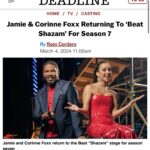 Corinne Foxx Instagram - Season 7 💸🎶🎤 We are so grateful for all the blessings that allowed us to be back this season. This is a special one for sure! Tuesday May 28th 8ET/PT on @foxtv ❤️ @realityclubfox #beatshazam @iamjamiefoxx