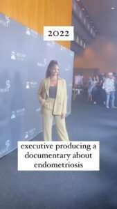 Corinne Foxx Instagram - a full circle moment for me 💛 learn more about Below The Belt at belowthebelt.film #endometriosis #endowarrior #endostrong #endowhat