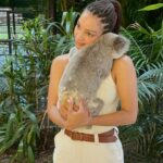 Corinne Foxx Instagram - koala hugs are the best kind of hugs ❤️🐨