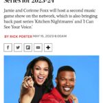 Corinne Foxx Instagram - WE ARE FAMILY coming 2024!🎶👨‍👧🪩 The Foxx Family is headed back to our home on @foxtv & we can’t wait for this new show! 🦊📺