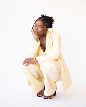 Courtney Taylor Instagram - The girl can do print work too?? Get into the shots 😍🫶🏾
@darshaezamariphoto is a visionary behind the camera 
Hair: @mitchellcantrellbeauty 
MUA: @zazaxobeauty 
Styling: @adore_my_couture