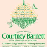Courtney Barnett Instagram - December 7th at The UC Theatre, Berkeley, CA. Climate change benefit show for the ‘The Energy Foundation’. Tickets on sale now at www.courtneybarnett.com.au/tour Poster by @sebi.white