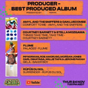 Courtney Barnett Instagram - Things take time, take time is nominated for 3 @aria_official awards! & amongst such great company. thank you all, especially @steezmeez and everyone involved & everybody for listening! 💙💙

photo by @marcelle_bradbeer