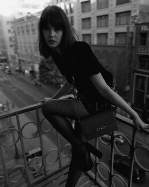 Courtney Eaton Instagram - YSL 🐇 

Thank you @anthonyvaccarello @ysl #maillonbag