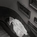 Courtney Halverson Instagram - At this hearing, I stand before my fellow members of the Tortured Poets Department with a summary of my findings. 🗝️🥀 ✉️ Forever a bleeding heart romantic, forever choosing the most heart-wrenching songs & poems & movies, and forever a little bit dramatic, so this felt like a fitting moment. Captured this drama on the staircase of the house we’re staying in in Paris and you better believe I will be listening to ttpd on the metro today. Are you listening too? . . . #ttpd #thetorturedpoetsdepartment #romanticstyle #paris #feminineenergy | wearing @milla at a @onefinestay property.