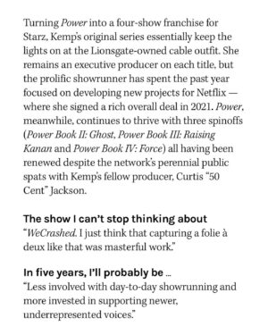 Courtney Kemp Agboh Instagram - We’re just getting started. @hollywoodreporter #EndofEpisode