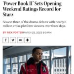 Courtney Kemp Agboh Instagram – Deeply proud of the milestone and of our amazing cast and crew! @GhostStarz @Power_Starz #PowerNeverEnds
