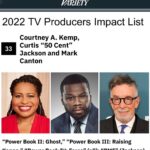 Courtney Kemp Agboh Instagram – Proud to be included on @Variety’s list of Most Impactful Scripted Producers this year. Link in Stories.