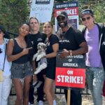 Courtney Kemp Agboh Instagram – An amazing day at the #PowerUniverse picket! Members of the cast and crew of #Power, @ghoststarz @raisingkananstarz, and @forcestarz all came together outside CBS TV City.  All photos crédit @shanasteindirect