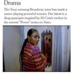 Courtney Kemp Agboh Instagram – @PatinaMiller for @nytimes. Link in bio! #PowerWomen