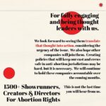 Courtney Kemp Agboh Instagram – I’m with a coalition of 1500  creators, showrunners and directors who managed to get all nine of Hollywood’s major employers to engage with us on the issue of abortion rights. This is not the last time you will hear from us. #hollywood4abortionaccess