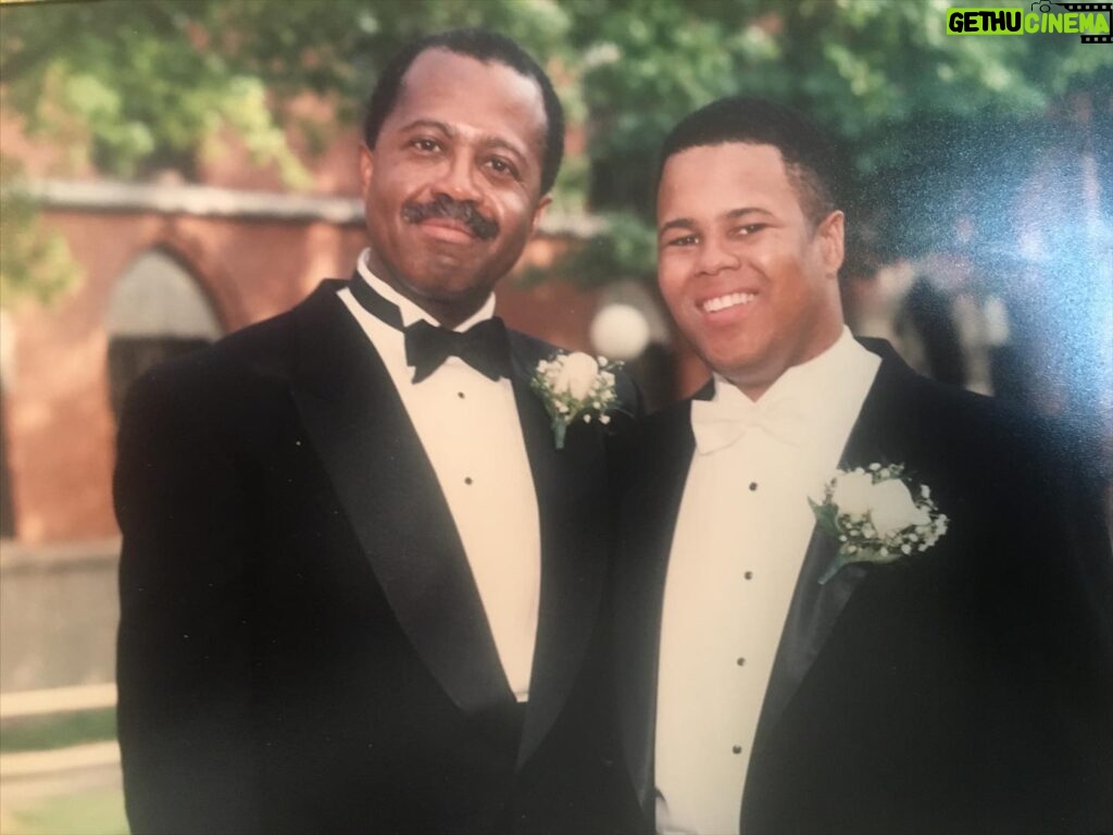Courtney Kemp Agboh Instagram - Herbert Kemp Jr and Herbert Kemp III. This picture was taken on my brother’s wedding day in 1992. Now they’re both gone. My dad died March 5, 2011, twelve years ago today, and my brother two years ago in July. Such beautiful, strong black men, both gone before what we hoped would be their time. While acceptance is the answer to all my problems today, these anniversaries hit hard. Tell your family you love them, even if the relationships are tough to navigate. You never know what could be your last conversation. Go to the doctor, even if you don’t want to go. Take your prescribed medication. Do it for yourself, and also for the people that love you. Our men are gone too soon. #black #blackmen #grief #recovery #blacklives