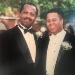 Courtney Kemp Agboh Instagram – Herbert Kemp Jr and Herbert Kemp III. This picture was taken on my brother’s wedding day in 1992. Now they’re both gone.  My dad died March 5, 2011, twelve years ago today, and my brother two years ago in July. Such beautiful, strong black men, both gone before what we hoped would be their time.  While acceptance is the answer to all my problems today, these anniversaries hit hard. Tell your family you love them, even if the relationships are tough to navigate. You never know what could be your last conversation. Go to the doctor, even if you don’t want to go. Take your prescribed medication. Do it for yourself, and also for the people that love you. Our men are gone too soon. 
#black #blackmen #grief #recovery #blacklives