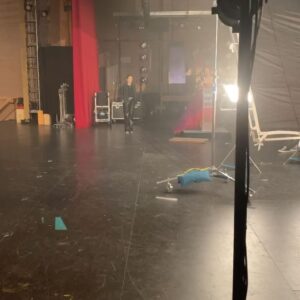 Cozi Zuehlsdorff Instagram - LOVE YOU FOREVER- FILMING ♥️

When Tim asked if I wanted to play a reporter in the “Love You Forever” finale scene, I immediately teleported to East High with a carry-on and a full character backstory. (Reporter. Ri Porter. Rhiannon Porter. Gina Porter’s cousin. Nepo Baby.) I actually can’t express how generously I was welcomed into the on-camera world of the show, by absolutely everyone. Slide one is me trying not to lose consciousness during blocking rehearsal. Slide two is just all of us adoring Sof. Slide three is evidence of said welcoming. Like, how am I in this photo?! 🥹 
If you’ve made it this far—thanks for letting me pour out my love and gratitude in all of these HSM posts. It was the only way I could think to come close to honoring the gift this whole experience was to me. Thank you Jesus, thank you Tim, thank you Steve, thank you Matt, thank you Disney, thank you everyone ever. ♥️