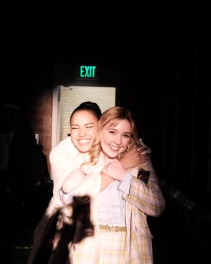 Cozi Zuehlsdorff Instagram - LOVE YOU FOREVER Part One: Writing the Song

So, I’m a bit of a dreamer 🥴🙈 Before I ever wrote a note for the show, my ultimate dream was to write a huge refrain that included the entire cast. 😂😍 Then before Season 4 even went into pre-production, I’d secretly dreamt one up (called “finish what we started,” which, though it was a totally diff song, may ring a bell…🥹) So when Tim called us from the writers room where they were CURRENTLY WRITING THE SCENE (true story) and asked for a love proclamation/musical conclusion to four seasons of his blood, sweat and tears—oh, and a WHOLE CAST REFRAIN—instead of panicking under the weight of that responsibility, I genuinely had a deadly calm feeling of “this is what I trained for.” 😅 OH—and they needed it in 24 hours. It kinda felt like getting a call from the president…except, y’know, higher emotional stakes. 😂 Matt and I texted a frantic “Zoom in 10” to each other, and I sat down at the piano and SANG before I could get scared. Last slide is that voice memo♥️