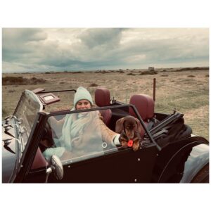 Cressida Bonas Instagram - Adventures in Rye with these guys and a special @morganmotor 💨😊