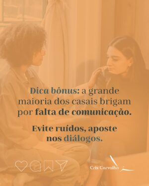 Cris Carvalho Instagram - Quem está acompanhando a nova temporada do Casados À Primeira Vista?? 😏

👉🏻 No post de hoje, trouxe um pouco do meu trabalho na TV para a Vida de quem me segue aqui!

Vamos falar sobre ruídos - totalmente evitáveis - em uma relação que não tem espaço para comunicação? 👀

Trouxe também algumas dicas que podem te ajudar a reverter esse cenário. 😉

De 0 a 10, quanto você sente que poderia aprimorar os tópicos deste post? 🧡
.
.
.
.
.
#casadosaprimeiravista #sicoficial #relacionamentosaudavel #casamentofeliz #comunicacaoemcasal